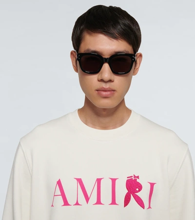 Shop Amiri Acetate Sunglasses In Black