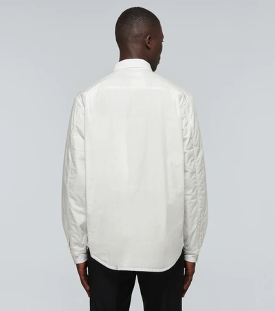 Shop Undercover Padded Long-sleeved Shirt In White