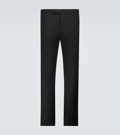Slim-fit Wool Pants In Black