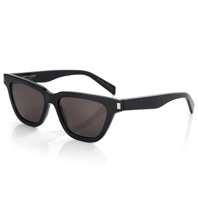 Shop Saint Laurent Sl 462 Sulpice Cat-eye Sunglasses In Black-black-black