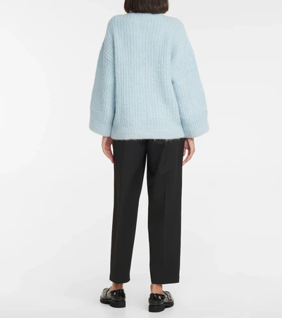 Shop Apc Emma Alpaca-blend Sweater In Blue