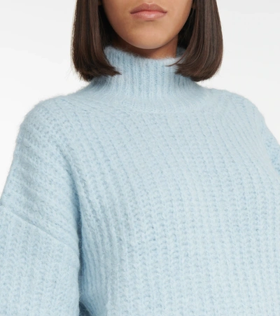Shop Apc Emma Alpaca-blend Sweater In Blue
