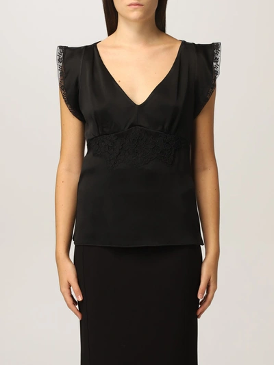 Shop Anna Molinari Top Top Women  In Black