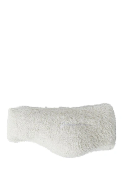 Shop Jacquemus Neve Knit Headband In Beige