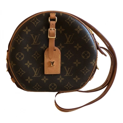 Pre-owned Louis Vuitton Boã®te Chapeau Souple Leather Crossbody Bag In  Brown | ModeSens