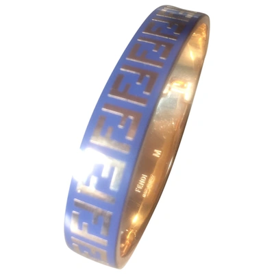 Pre-owned Fendi Bracelet In Blue