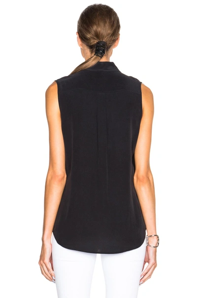 Shop Equipment Slim Signature Top In Black In True Black