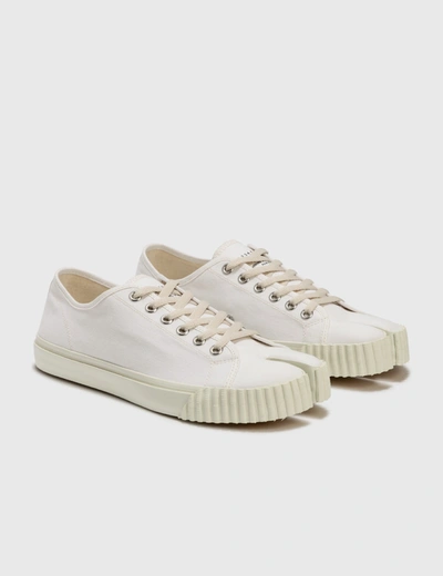 Shop Maison Margiela Tabi Low Top In White