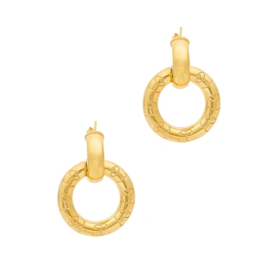 Shop Soru Jewellery Adrianna Gold-plated Drop Earrings