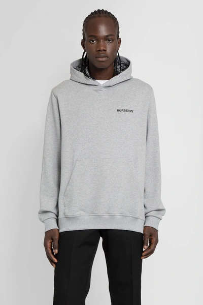 Shop Burberry Sweaters In Grey