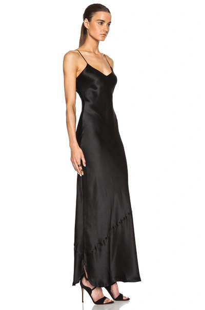 Nili Lotan Slip Maxi Dress In Black | ModeSens