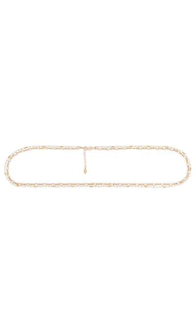 Shop 8 Other Reasons Double Layer Chain Belt In Metallic Gold