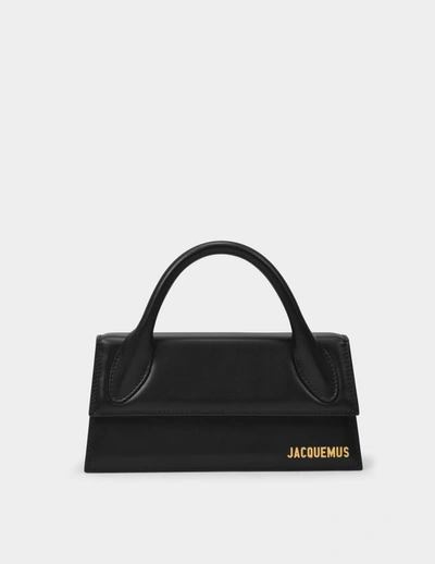 Jacquemus Shoulder Bags With Detachable Strap And Top Handle In Black