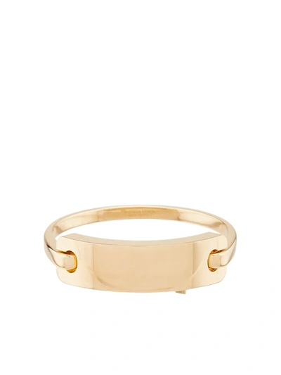 GOLD-PLATED STERLING SILVER ID BRACELET