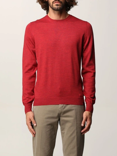 Shop Fay Sweater  Men Color Strawberry