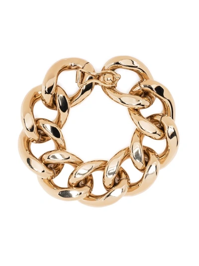 Shop Isabel Marant Chunky Curb-chain Bracelet In Gold