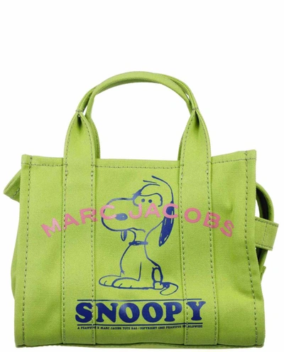 Green Snoopy Patched mini Tote, PatchYaLater
