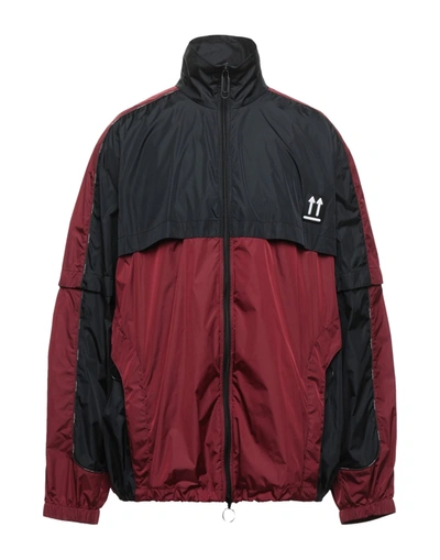 Shop Off-white &trade; Jackets In Maroon