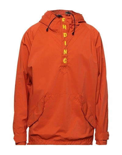 Shop A. Four Labs Jackets In Orange