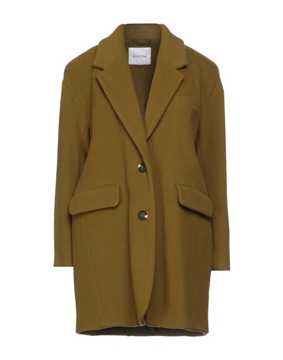 Shop American Vintage Coats In Military Green