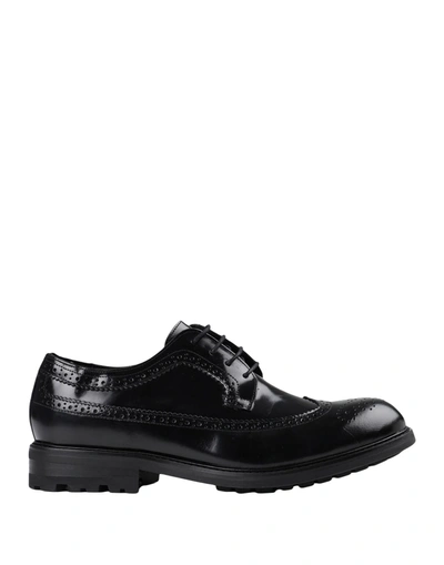 Shop Selected Homme Man Lace-up Shoes Black Size 7 Soft Leather