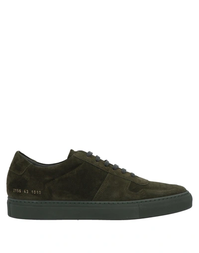 Shop Common Projects Sneakers In Military Green