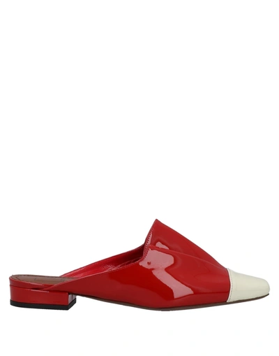 L'autre Chose L' Autre Chose Woman Mules & Clogs Red Size 7 Soft Leather In Red
