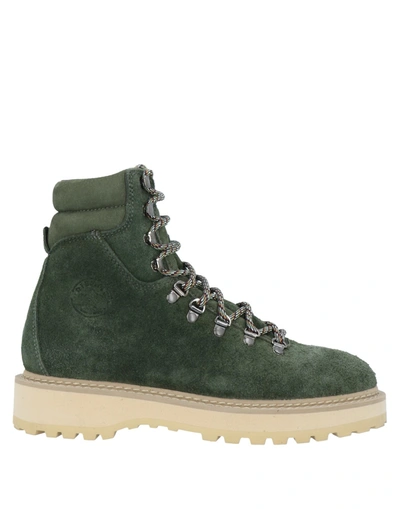 Shop Diemme Ankle Boots In Dark Green