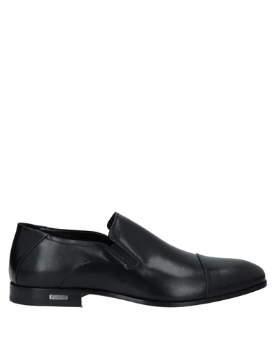 Shop Baldinini Loafers In Black