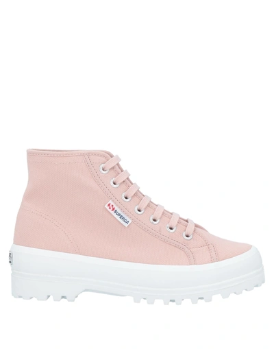 Shop Superga Woman Sneakers Pink Size 6.5 Textile Fibers