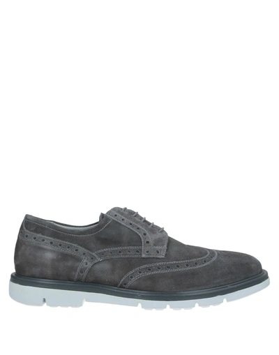 Shop Nero Giardini Lace-up Shoes In Grey