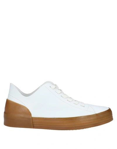 Shop Del Carlo Man Sneakers White Size 7 Soft Leather