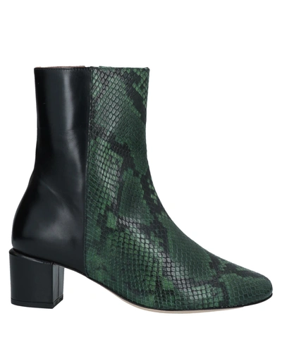 Shop Vanessa Bruno Ankle Boots In Green