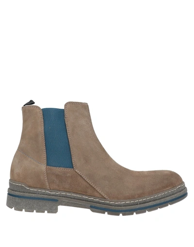 Shop Cafènoir Man Ankle Boots Sand Size 11 Soft Leather In Beige