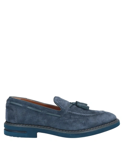 Shop Brimarts Loafers In Slate Blue