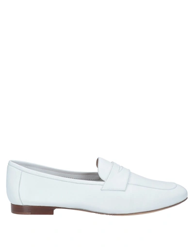 Shop Mansur Gavriel Loafers In White