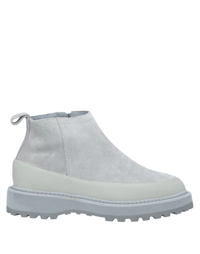 Shop Diemme Woman Ankle Boots Grey Size 11 Soft Leather