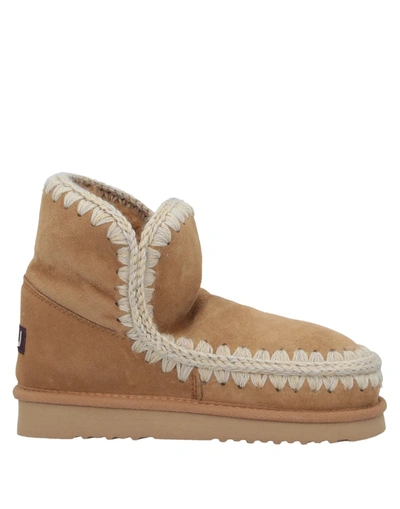 Shop Mou Ankle Boots In Camel