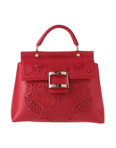 Shop Roger Vivier Handbags In Red