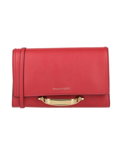 Shop Alexander Mcqueen Woman Handbag Red Size - Soft Leather