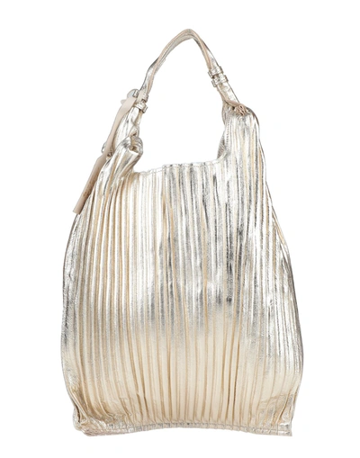 Shop Anita Bilardi Handbags In Platinum