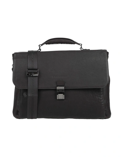 Piquadro Handbags In Dark Brown