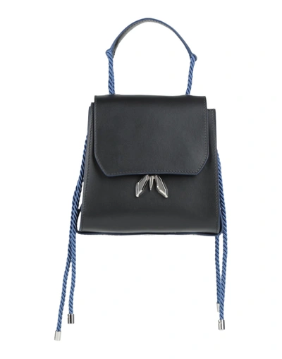 Shop Patrizia Pepe Handbags In Dark Blue