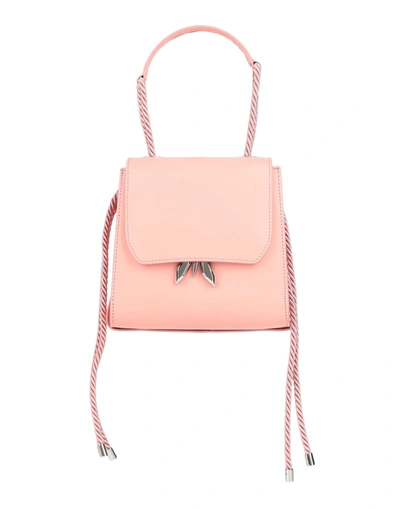 Shop Patrizia Pepe Handbags In Light Pink