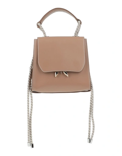 Shop Patrizia Pepe Woman Handbag Light Brown Size - Soft Leather In Beige