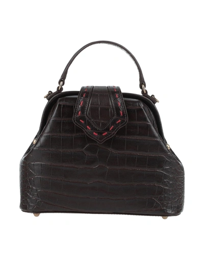 Shop Mehry Mu Handbags In Dark Brown