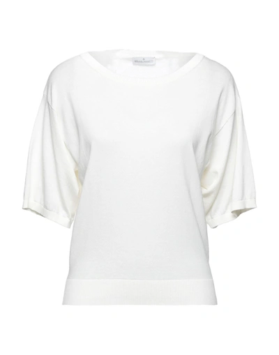 Shop Bruno Manetti Sweaters In Ivory