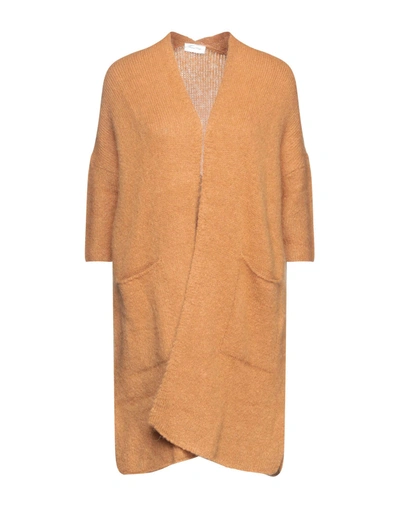 Shop American Vintage Woman Cardigan Camel Size Xs/s Wool, Acrylic, Mohair Wool, Polyamide, Elastane In Beige