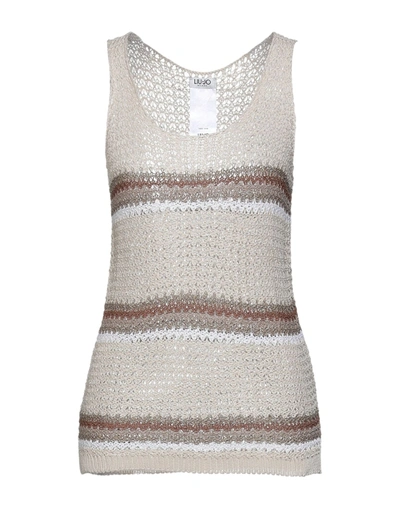 Shop Liu •jo Woman Sweater Ivory Size L Acrylic, Polyamide, Viscose, Polyester In White