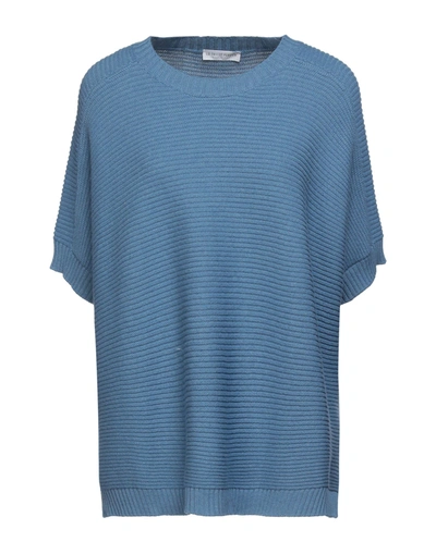 Shop Le Tricot Perugia Sweaters In Azure